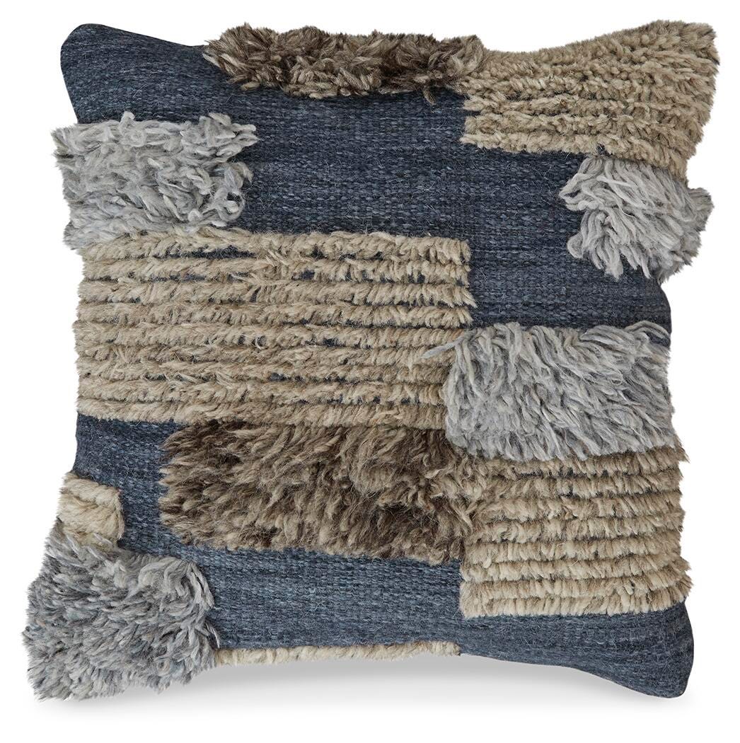 Gibbend Pillows Collection - Blue/Gray/White