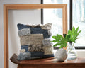 Gibbend Pillows Collection - Blue/Gray/White