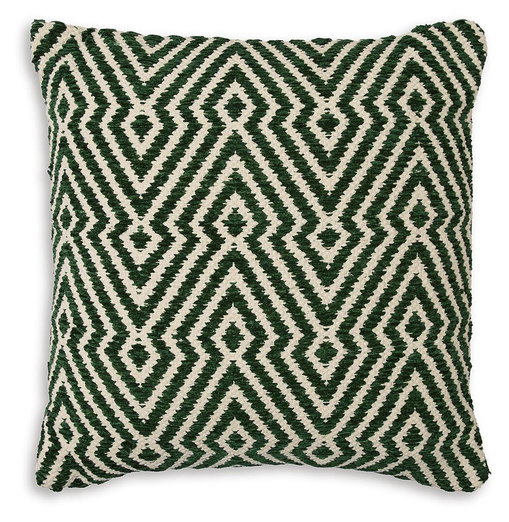 Digover Pillow (4/CS) - Green/Ivory