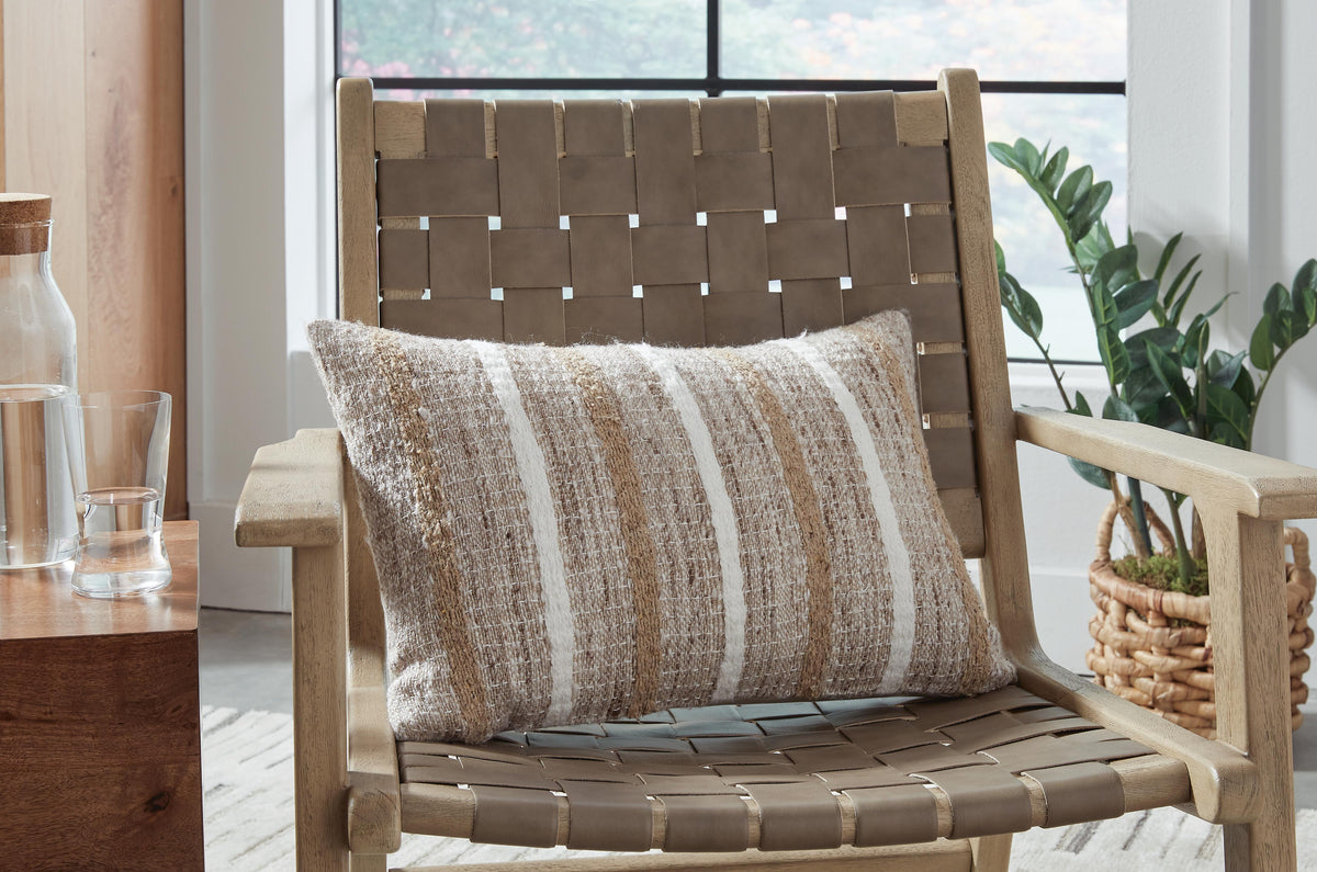 Benish Pillow (4/CS) - Tan/Brown/White