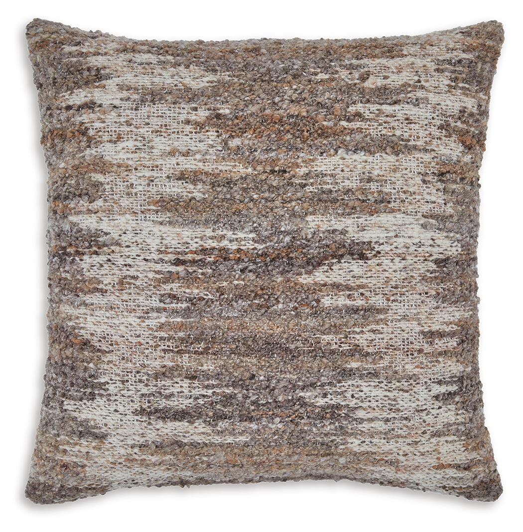 Nealton Pillow (4/CS) - Brown/White
