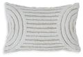 Farissen Pillow (4/CS) - White/Tan