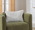 Farissen Pillow (4/CS) - White/Tan