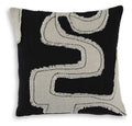 Veerbank Pillow (4/CS) - Black/Beige