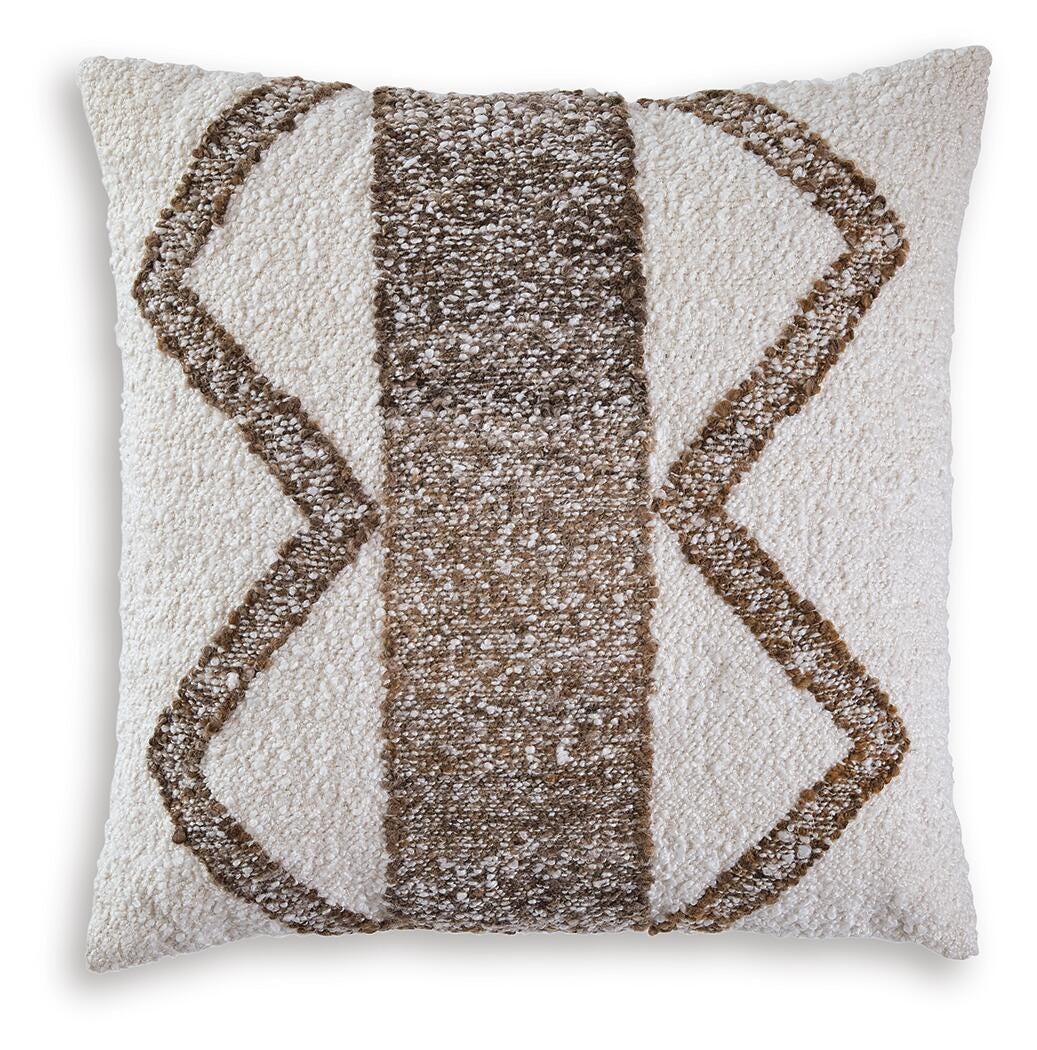 Brettwood Pillow (4/CS) - Ivory/Brown