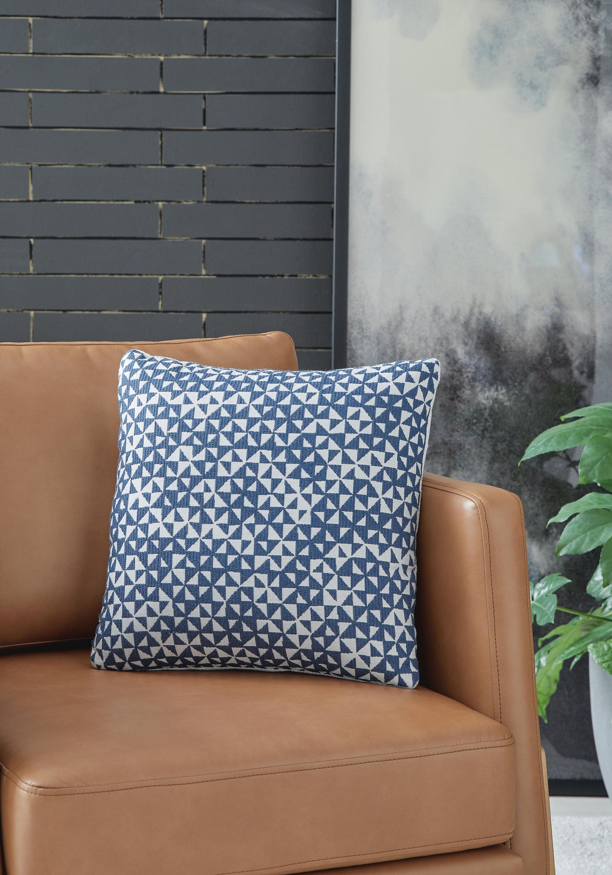 Jaycott Next-Gen Nuvella Pillow (4/CS) - Blue/White