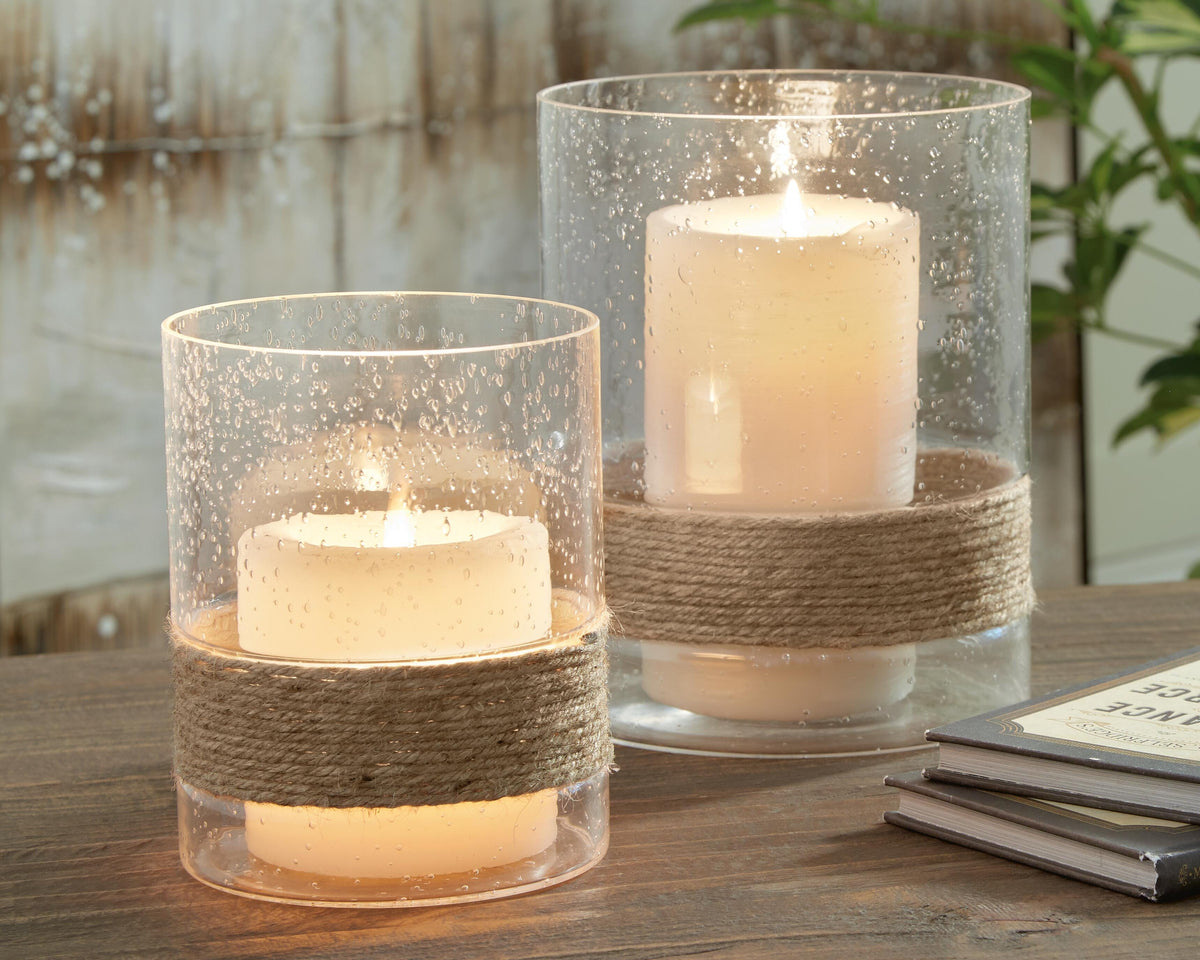 Eudocia Candle Holder Set (2/CN) - Clear