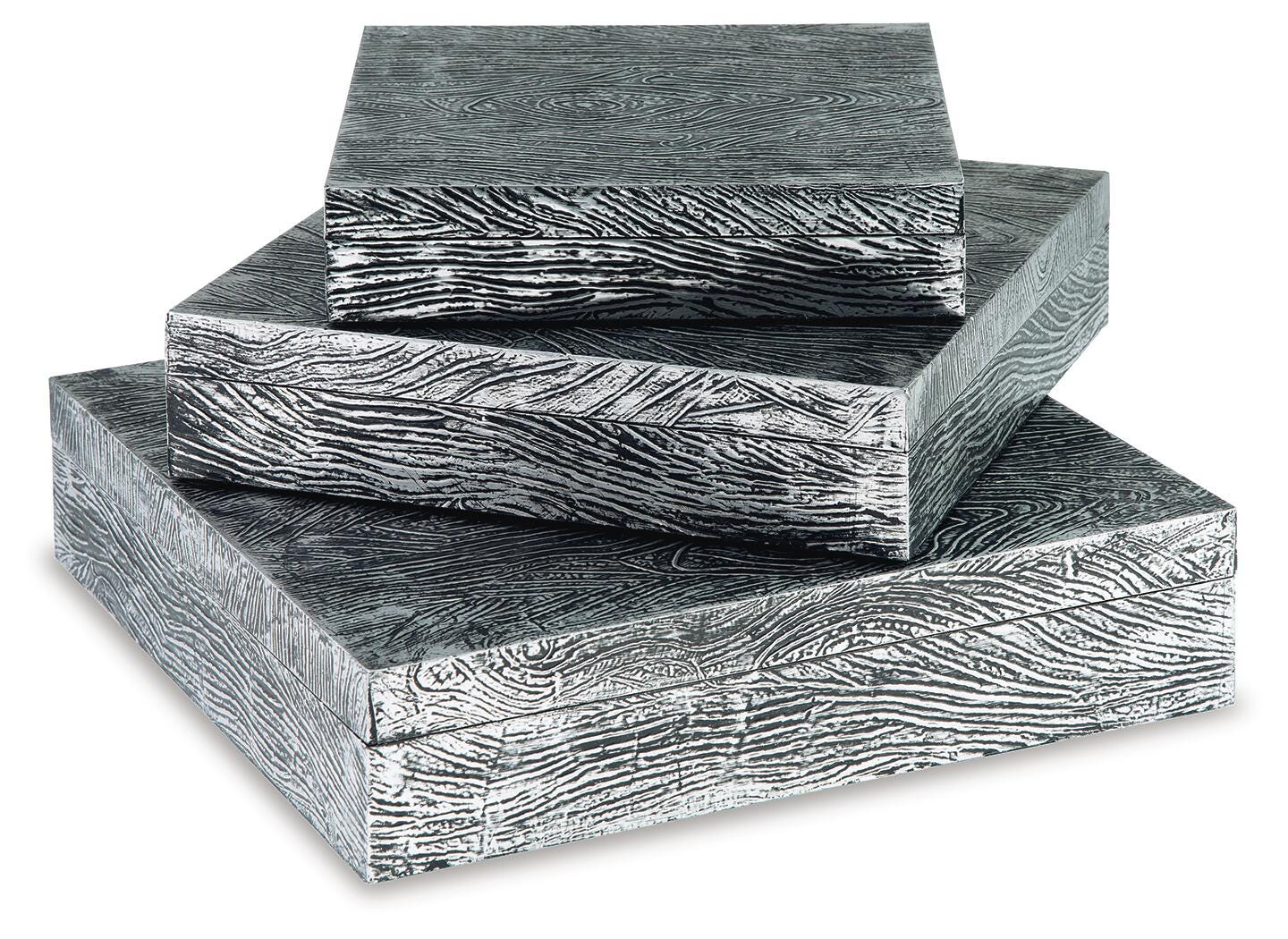 Keldy Box Set (3/CN) - Antique Pewter Finish