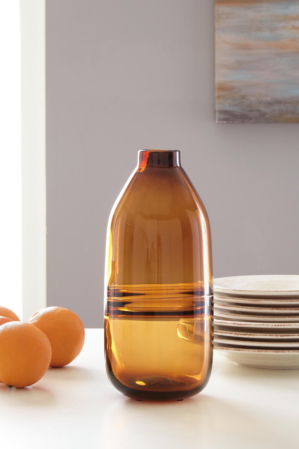 Lemmitt Vase - Amber