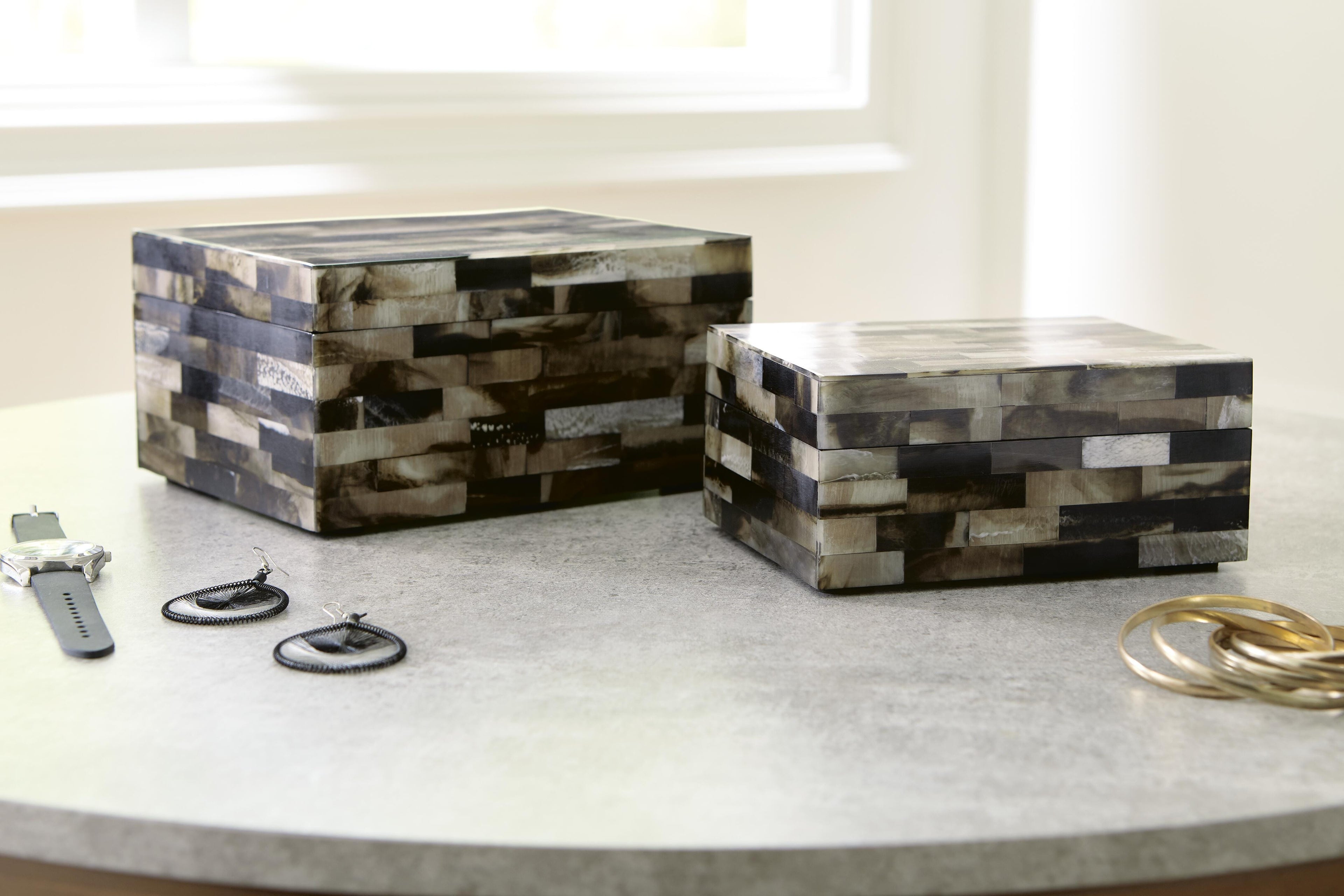 Ellford Box Set (2/CN) - Black/Brown/Cream