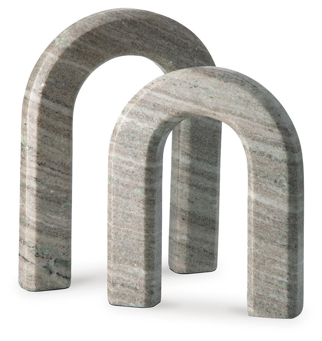 Keithton Sculpture Set (2/CN) - Taupe