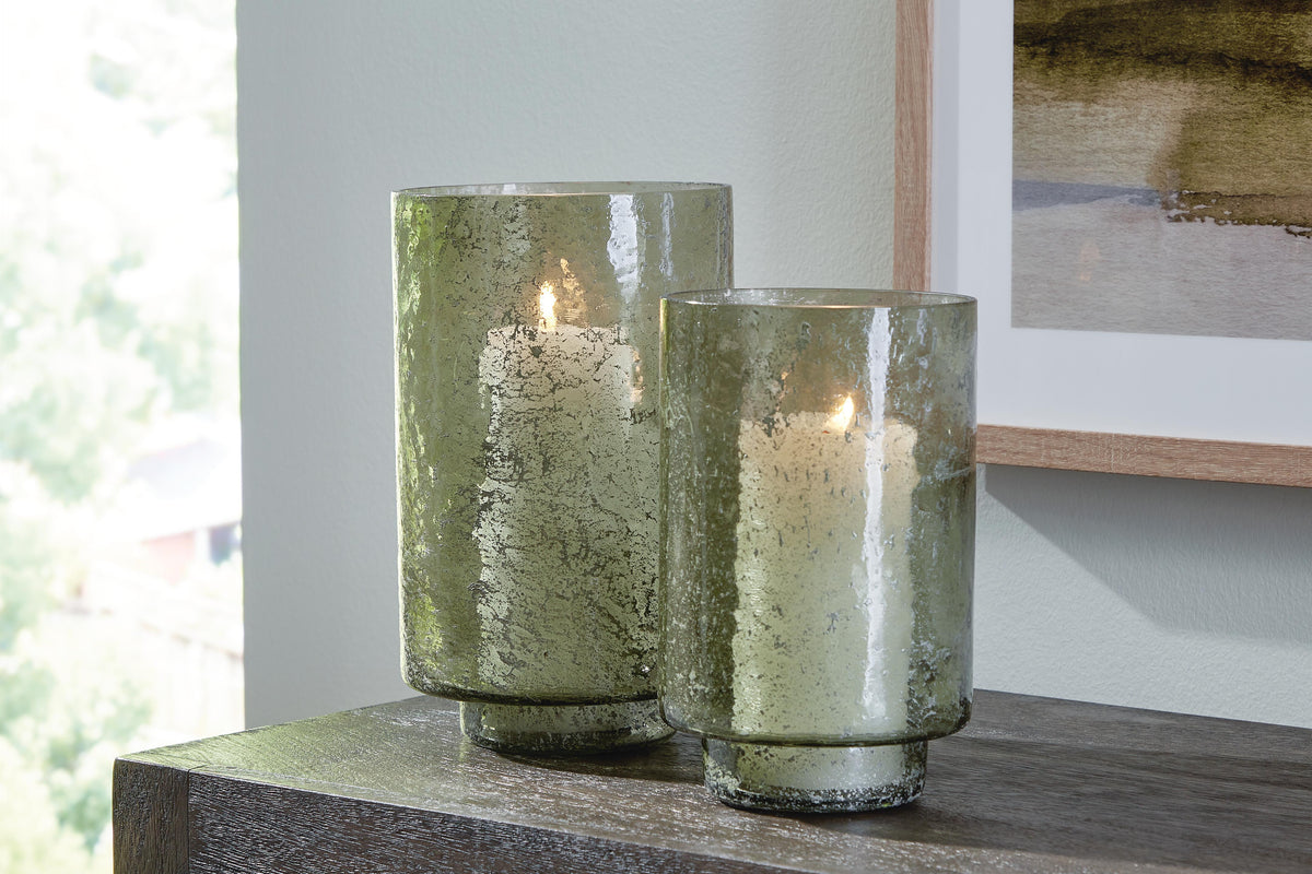 Clarkton Candle Holder Set (2/CN) - Green