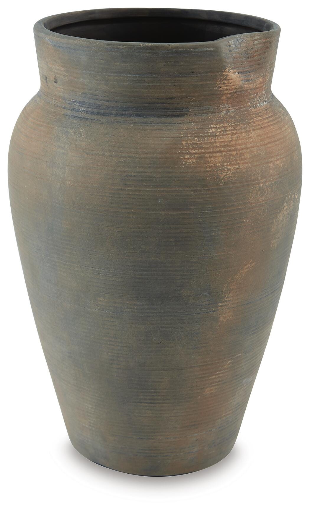 Brickmen Vase - Antique Gray