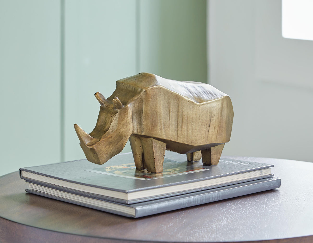 Gentwell Sculpture - Antique Gold Finish