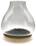 Adalisen Candle Holder - Clear/Brown