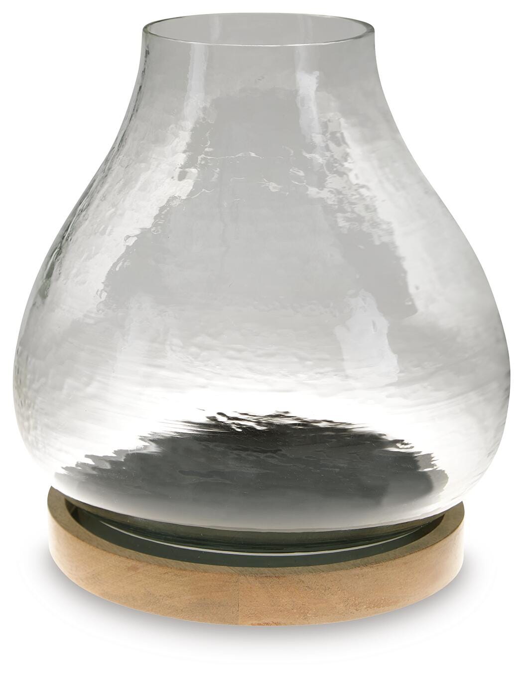 Adalisen Candle Holder - Clear/Brown