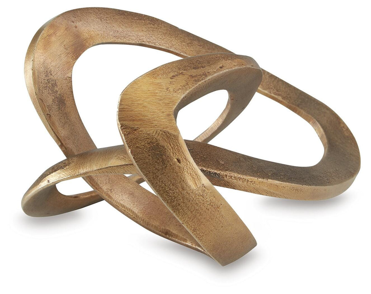 Dunnruck Sculpture - Antique Brass Finish