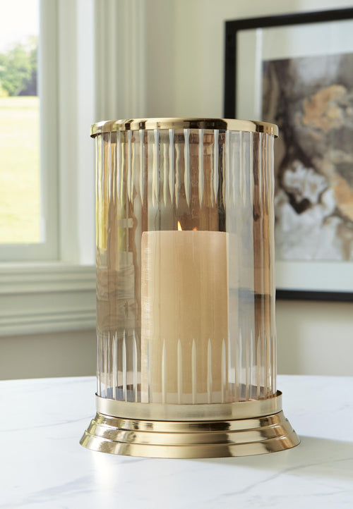 Aavinson Home Accents Collection - Amber/Gold Finish