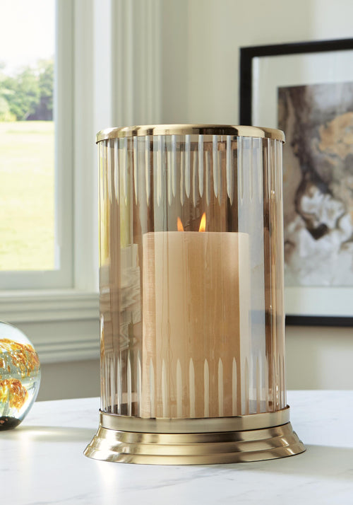 Aavinson Home Accents Collection - Amber/Gold Finish