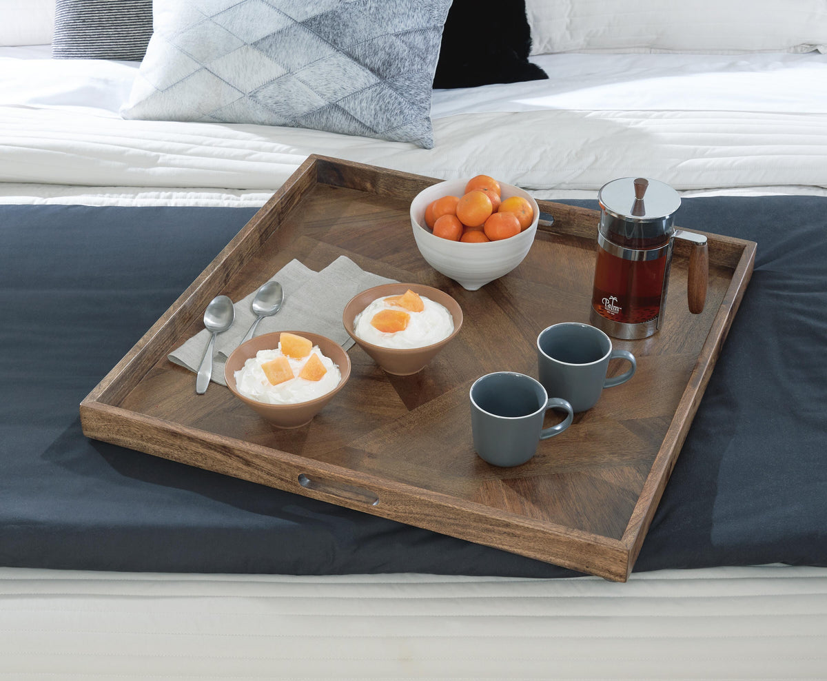 Heddford Tray - Brown