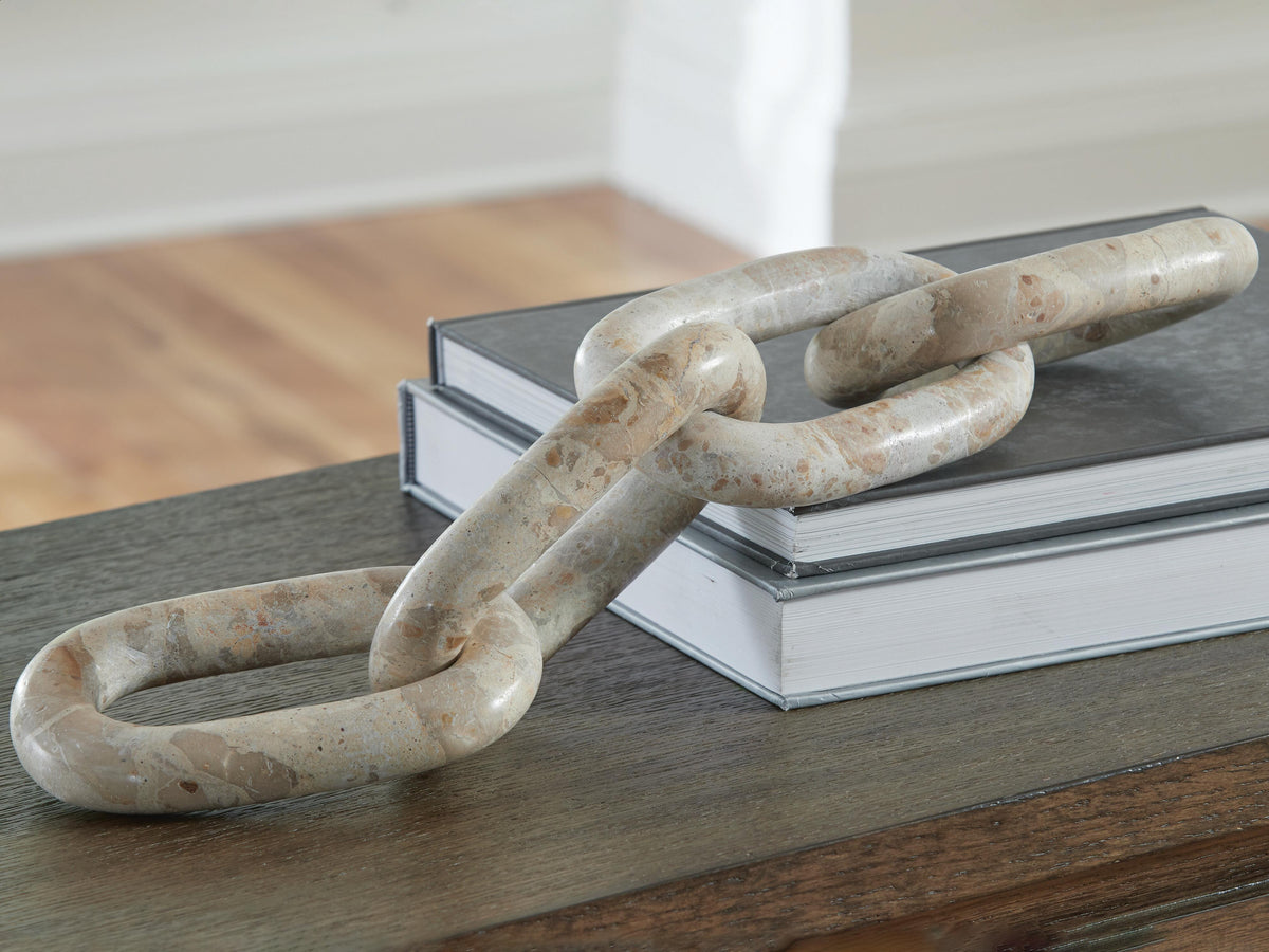Kenport Sculpture - Light Beige