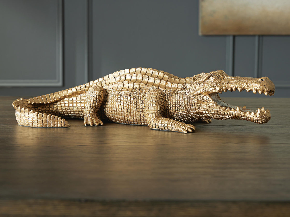 Lauretman Sculpture - Antique Gold Finish