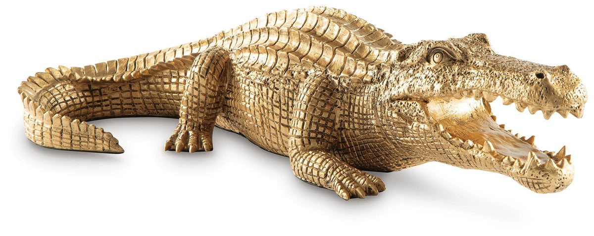 Lauretman Sculpture - Antique Gold Finish