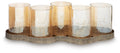 Evereton Candle Holder - Antique Gold Finish