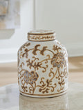 Adalham Jar - Cream/Brown