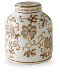 Adalham Jar - Cream/Brown