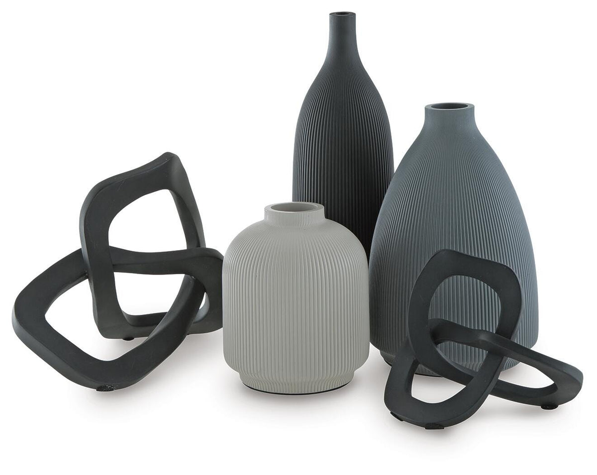 Leithick Accessory Set (5/CN) - Black/Tan/Gray