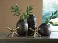 Vinburn Accessory Set (5/CN) - Black/Gold Finish