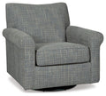 Renley Swivel Glider Accent Chair - Ash