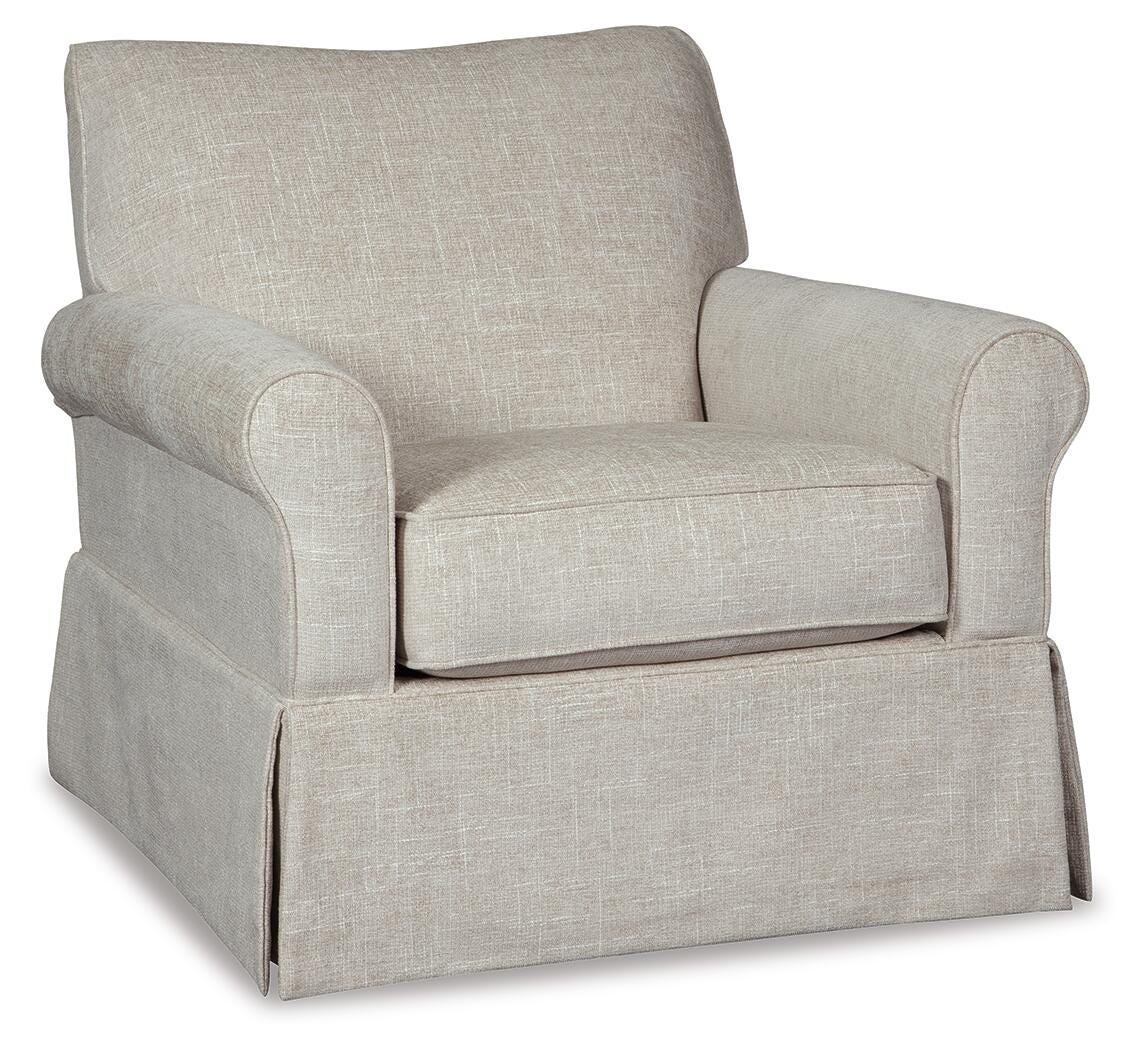 Searcy Swivel Glider Accent Chair - Quartz