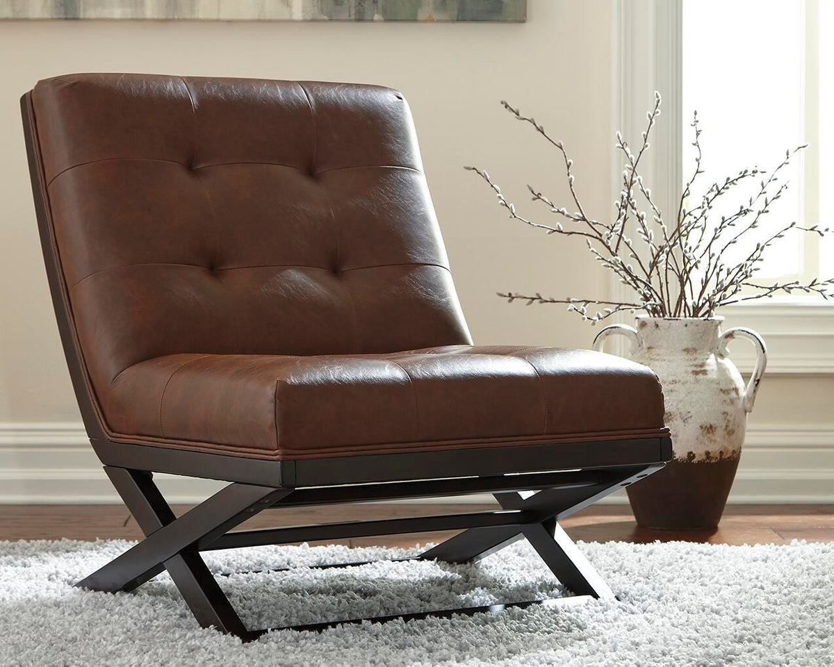 Sidewinder Accent Chair - Brown