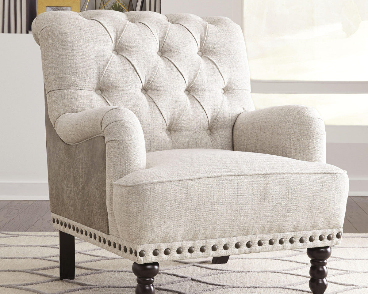 Tartonelle Accent Chair - Ivory/Taupe
