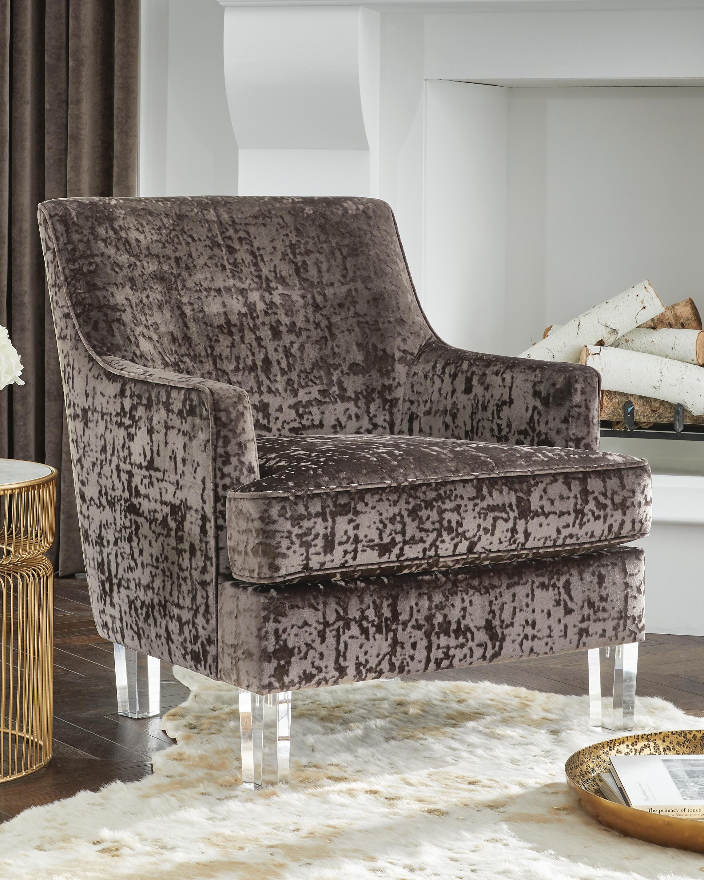 Gloriann Accent Chair - Charcoal