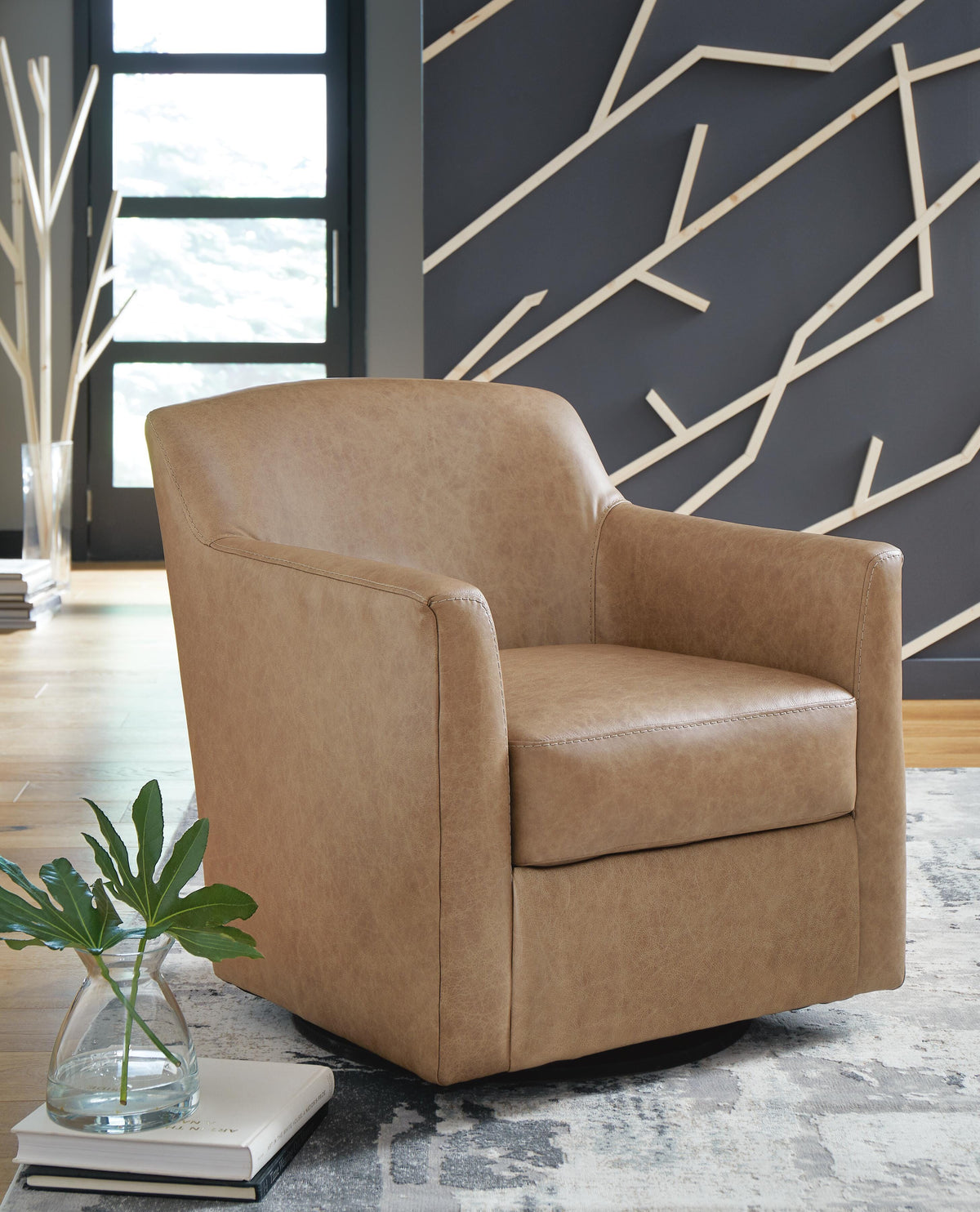 Bradney Swivel Accent Chair - Tumbleweed