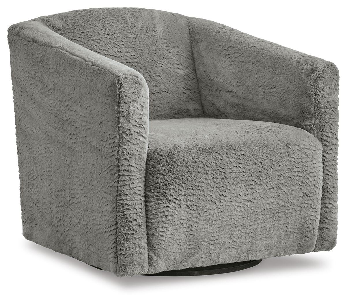 Bramner Swivel Accent Chair - Charcoal