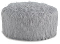 Galice Oversized Accent Ottoman - Light Gray