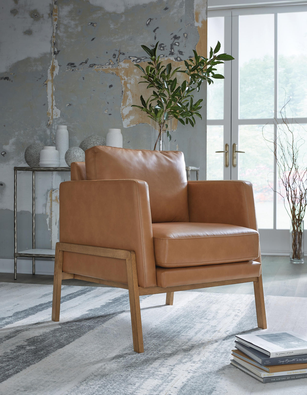 Numund Accent Chair - Caramel