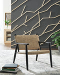 Halfmore Accent Chair - Black/Natural