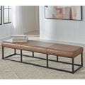 Joston Accent Bench - Caramel