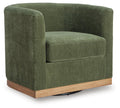 Jersonlow Swivel Accent Chair - Forest Green
