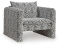 Kenbell Accent Chair - Black/White