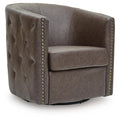 Brentlow Swivel Accent Chair - Granite