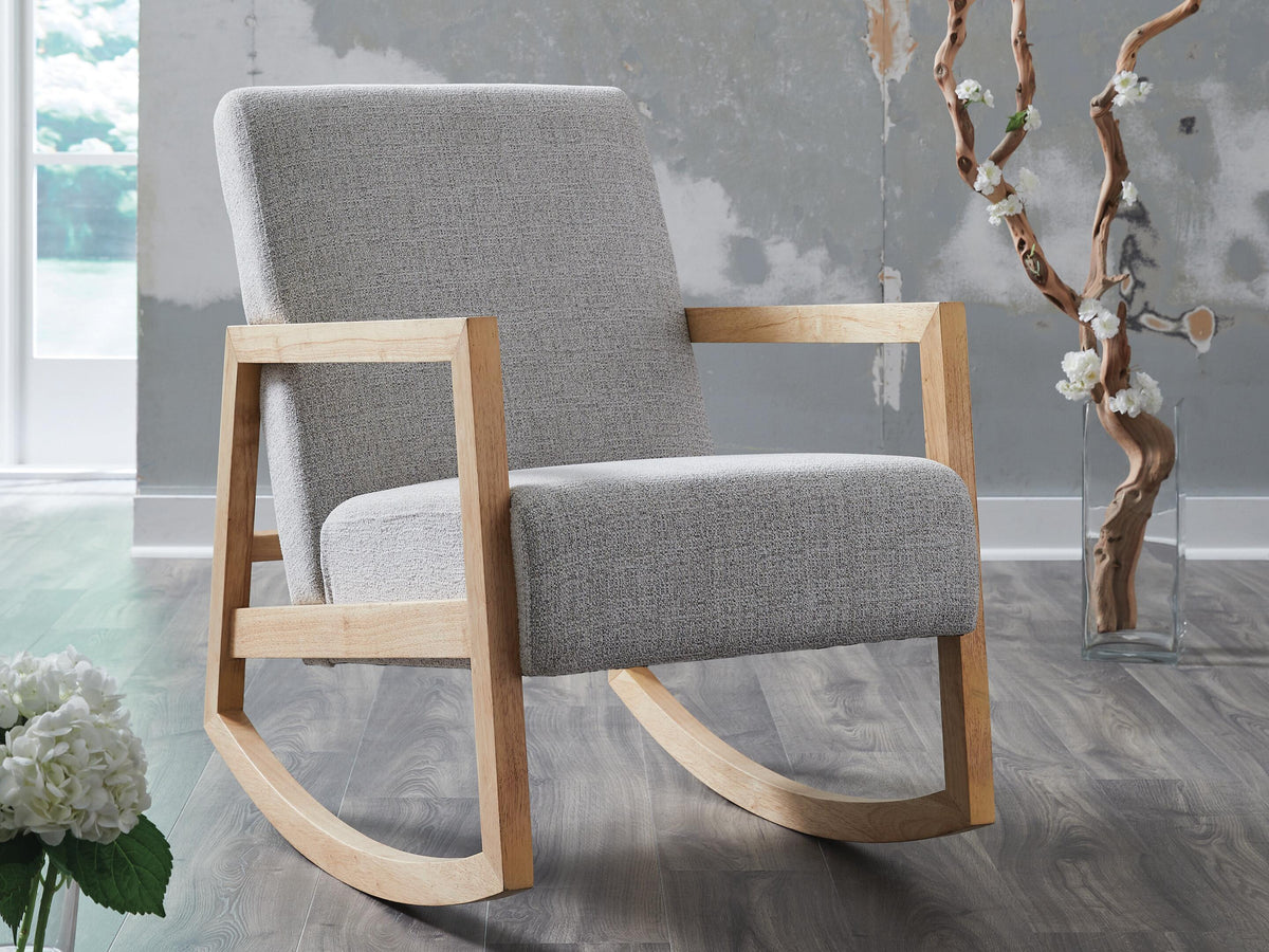 Wychworth Accent Chair - Gray/Natural