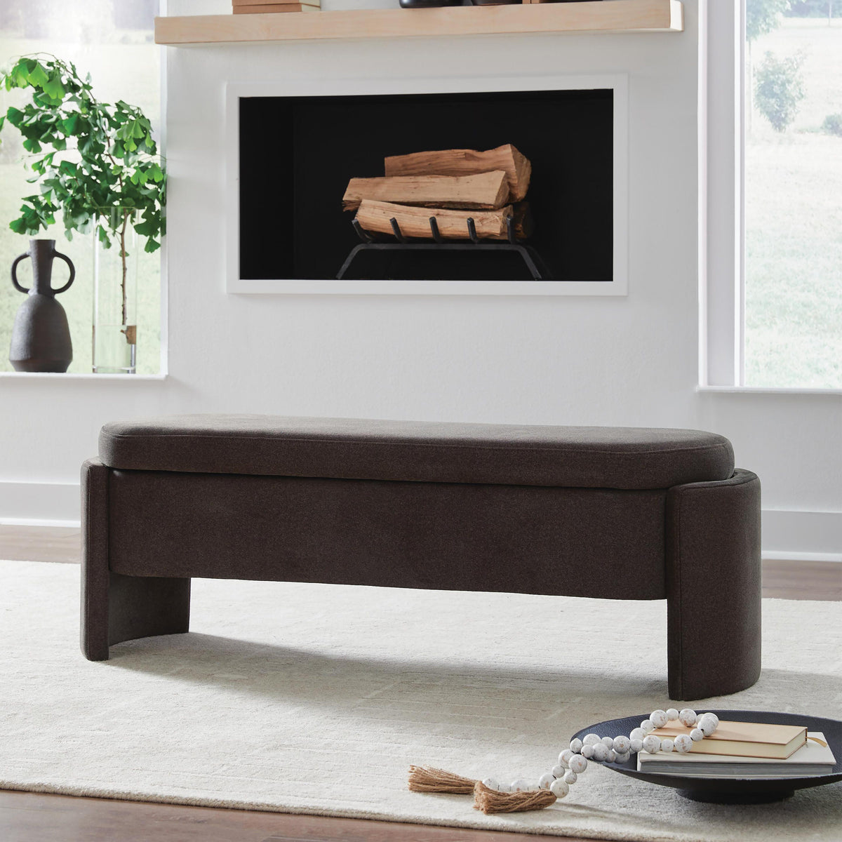 Vavuniya Storage Bench - Brown