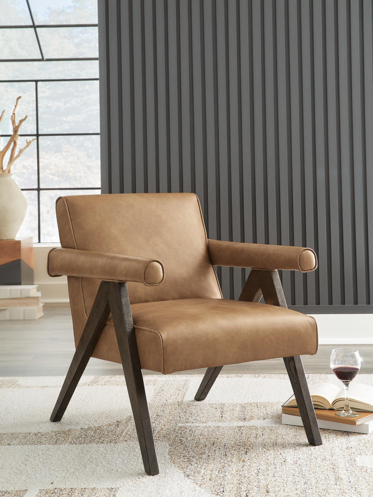 Goda Accent Chair - Caramel
