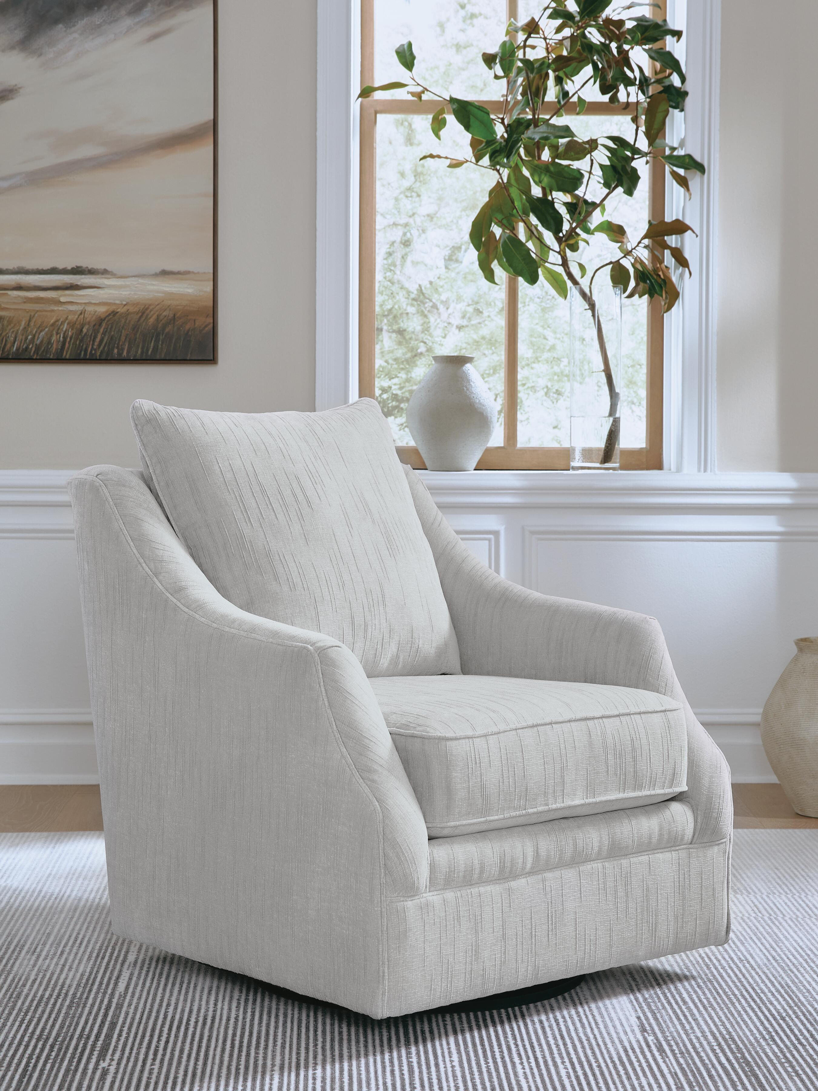 Gubbins Swivel Accent Chair - Gray